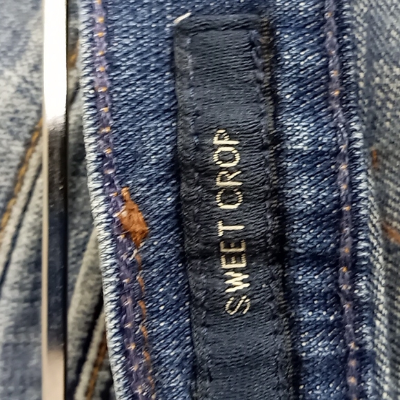 Lucky Brand Sweet Crop Blue Jeans Size 10/30 - Picture 11 of 16